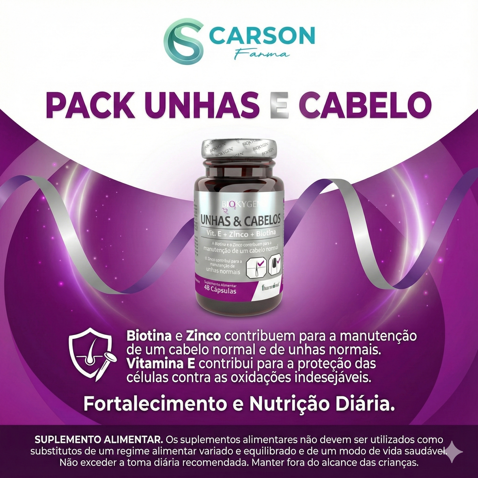 Pack Unhas e Cabelo