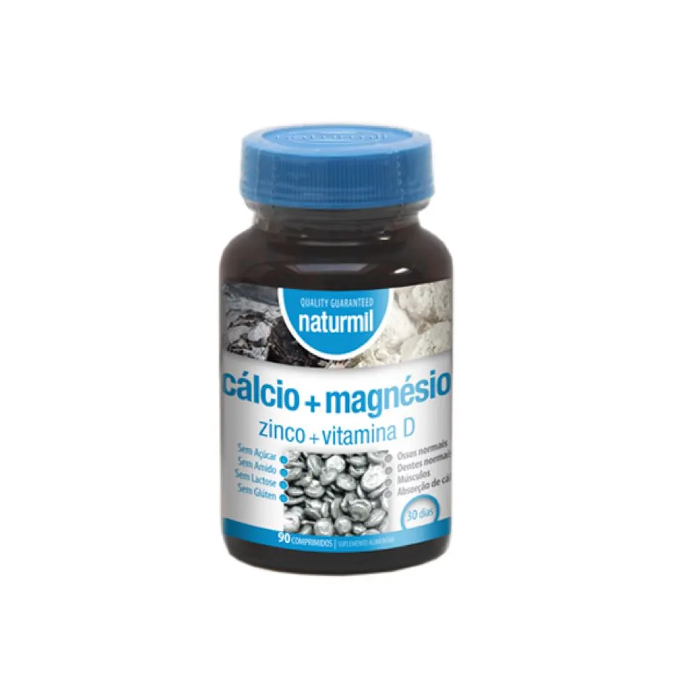 Naturmil Cálcio + Magnésio + Zinco + Vitamina D 90 Comprimidos