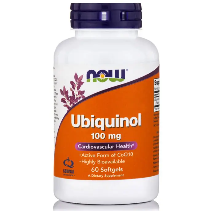 NOW Foods Ubiquinol 100mg 60 Softgels