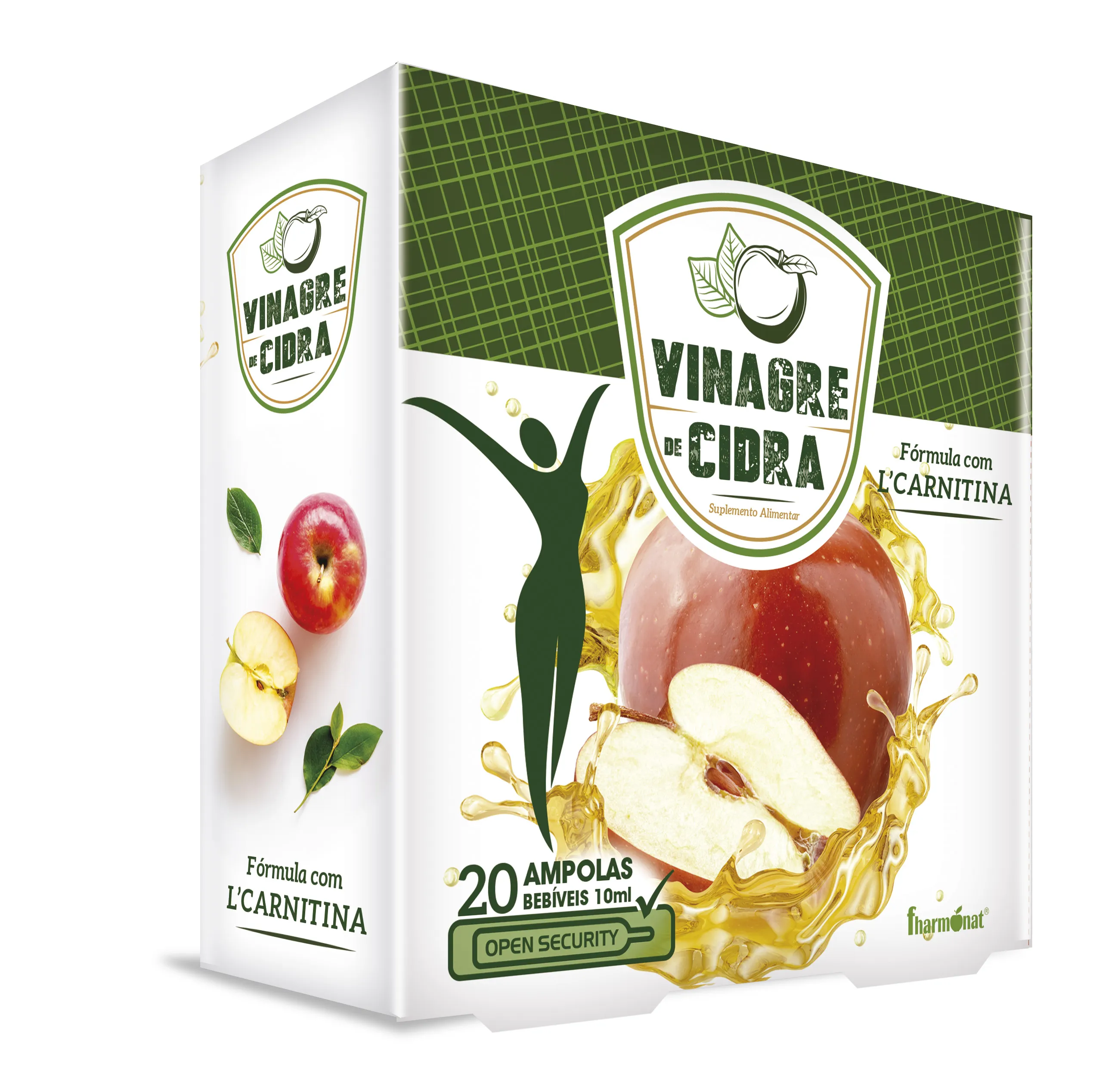Vinagre de Cidra + L-Carnitina 20 Ampolas
