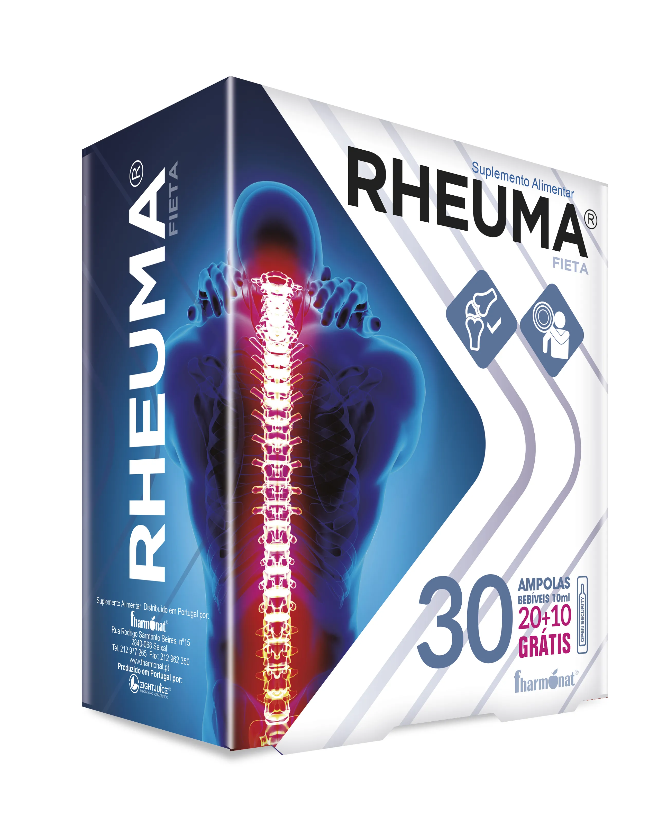 Rheuma Harpago + Glucosamina 20 Ampolas