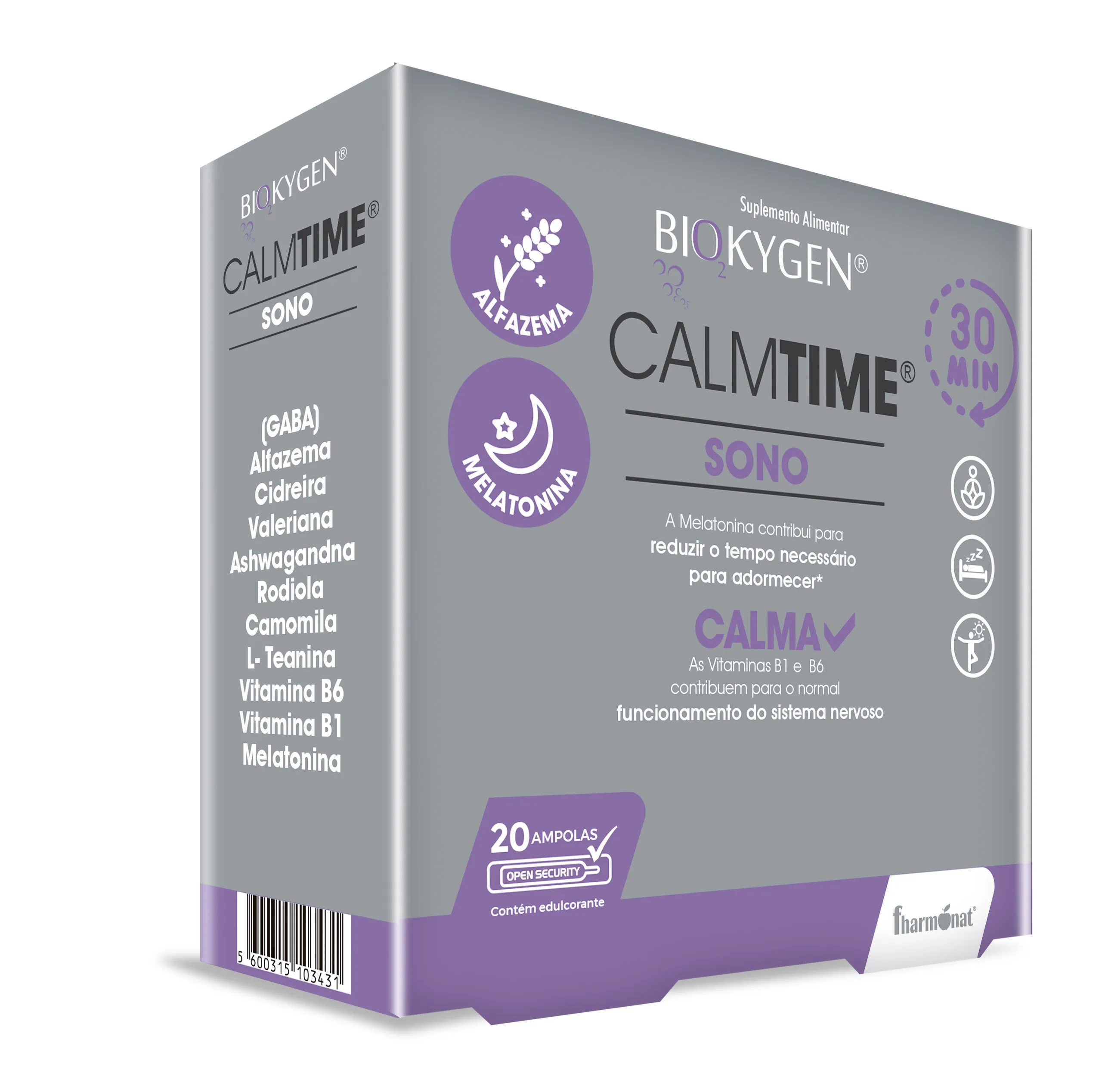Biokygen Calmtime Sono 20 Ampolas