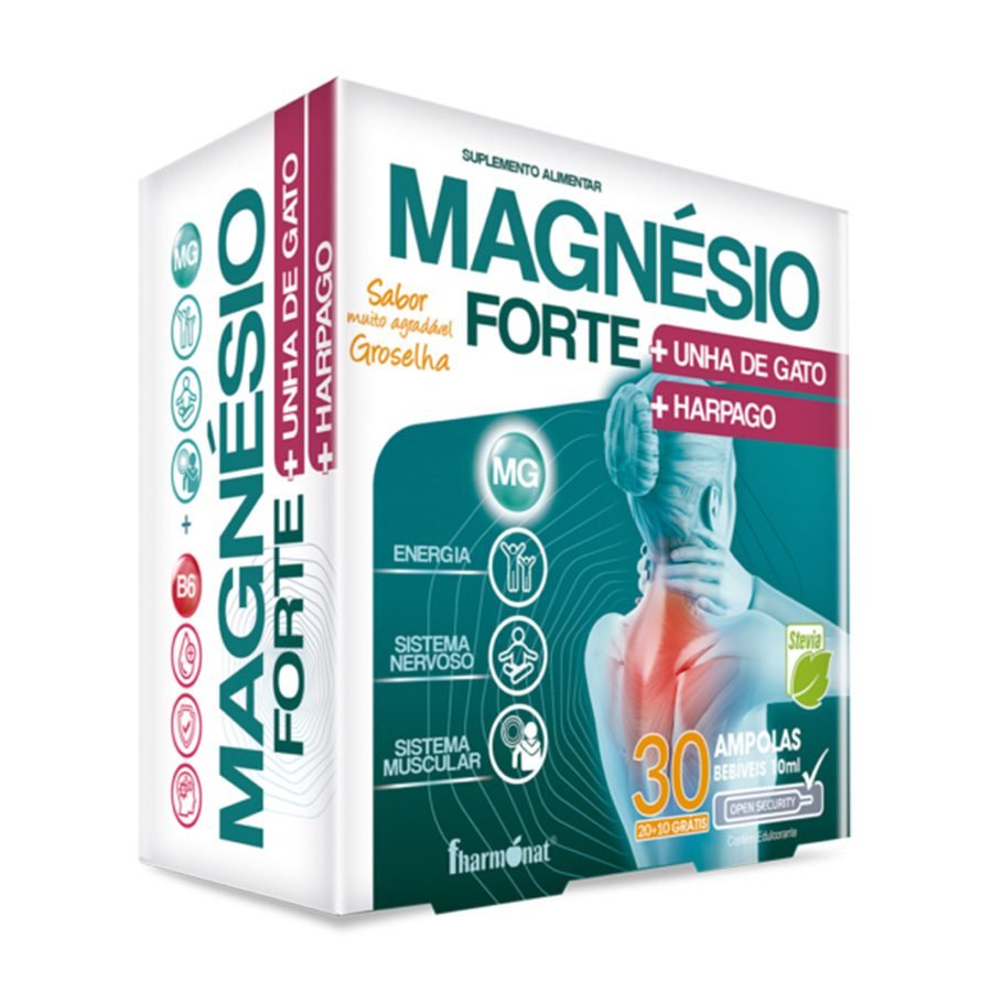 Magnésio Forte + Unha de Gato + Harpago
