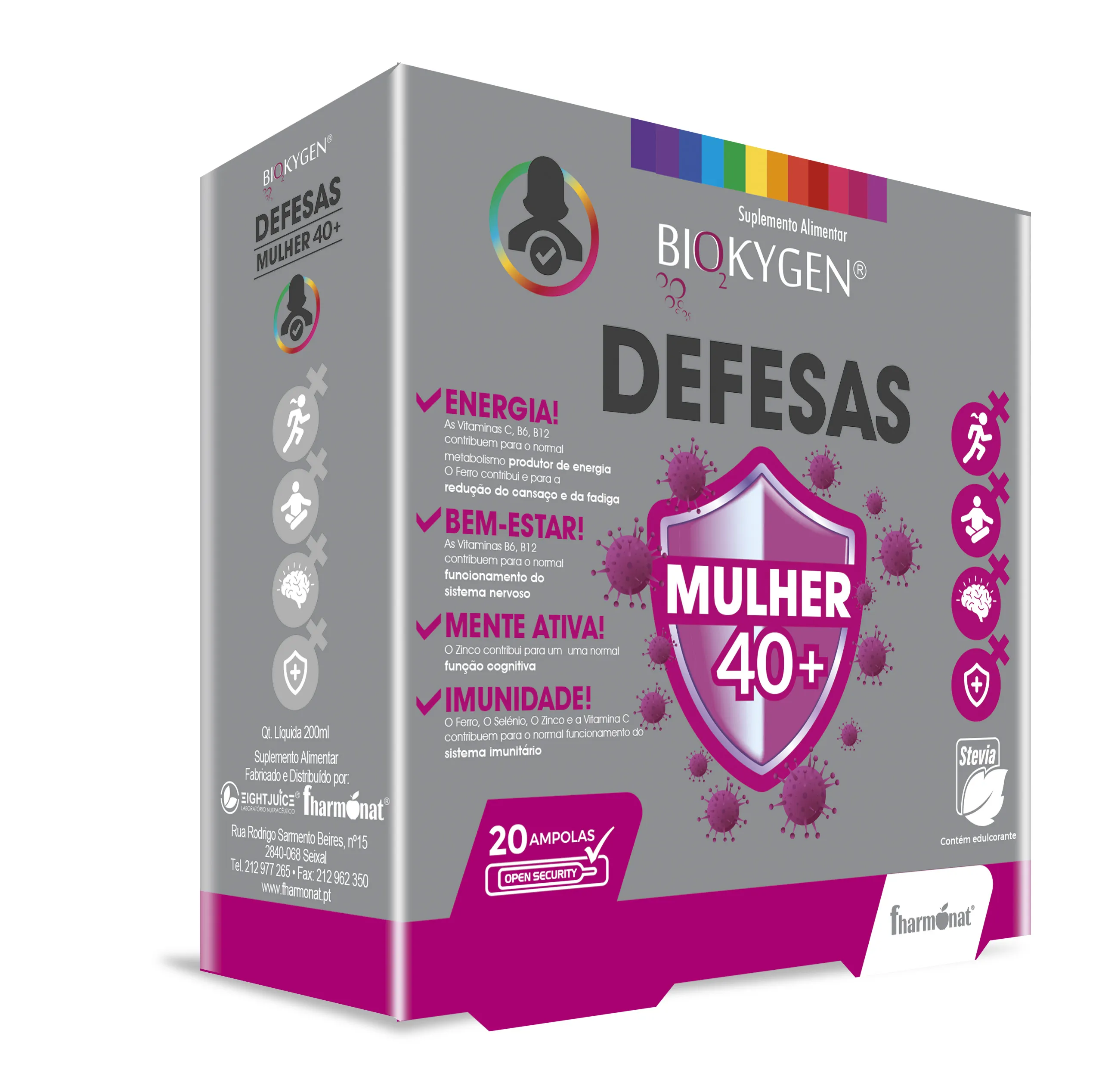 Biokygen Defesas Mulher 40+ 20 Ampolas