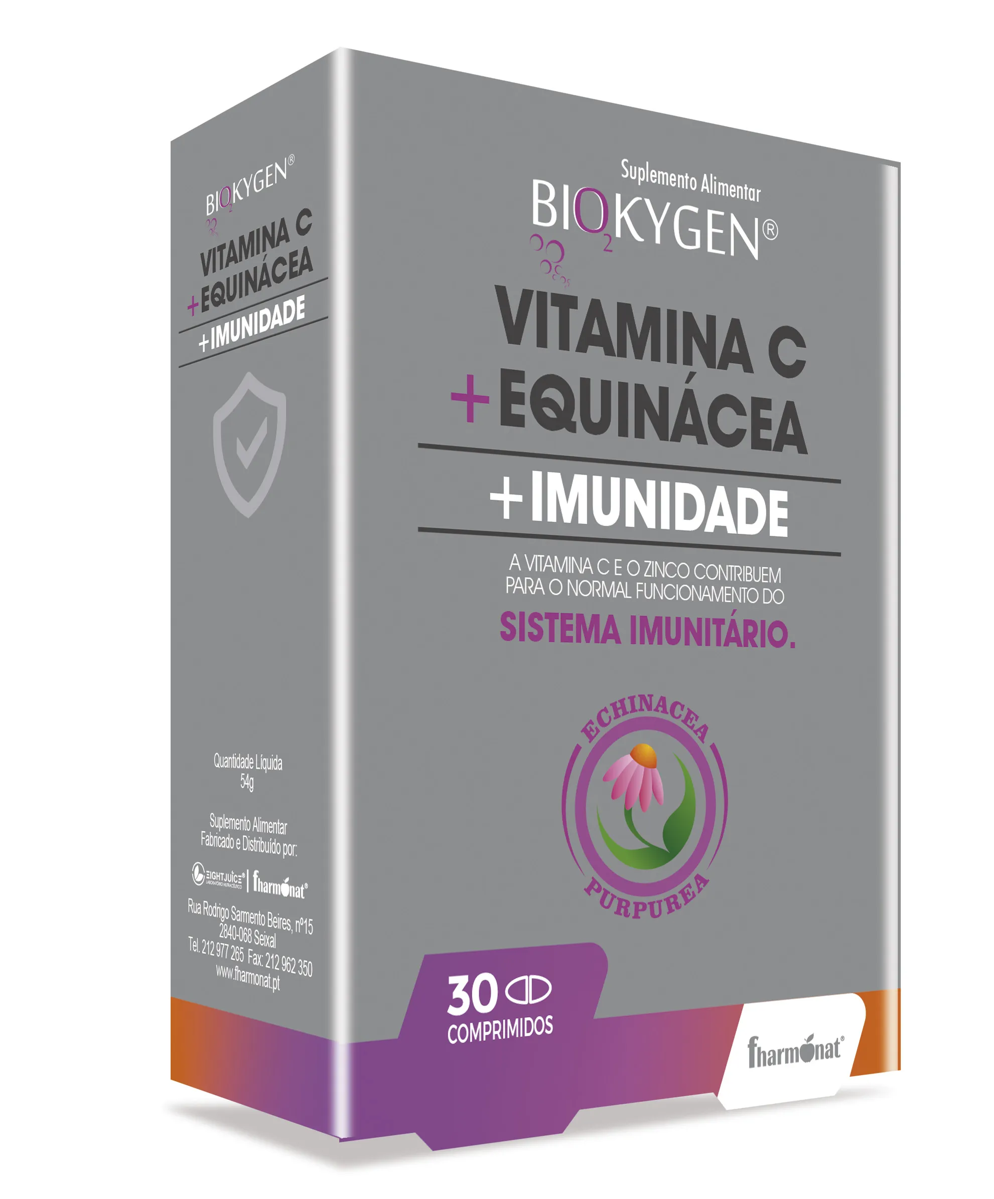 Biokygen Vitamina C + Equinácea 30 Comprimidos