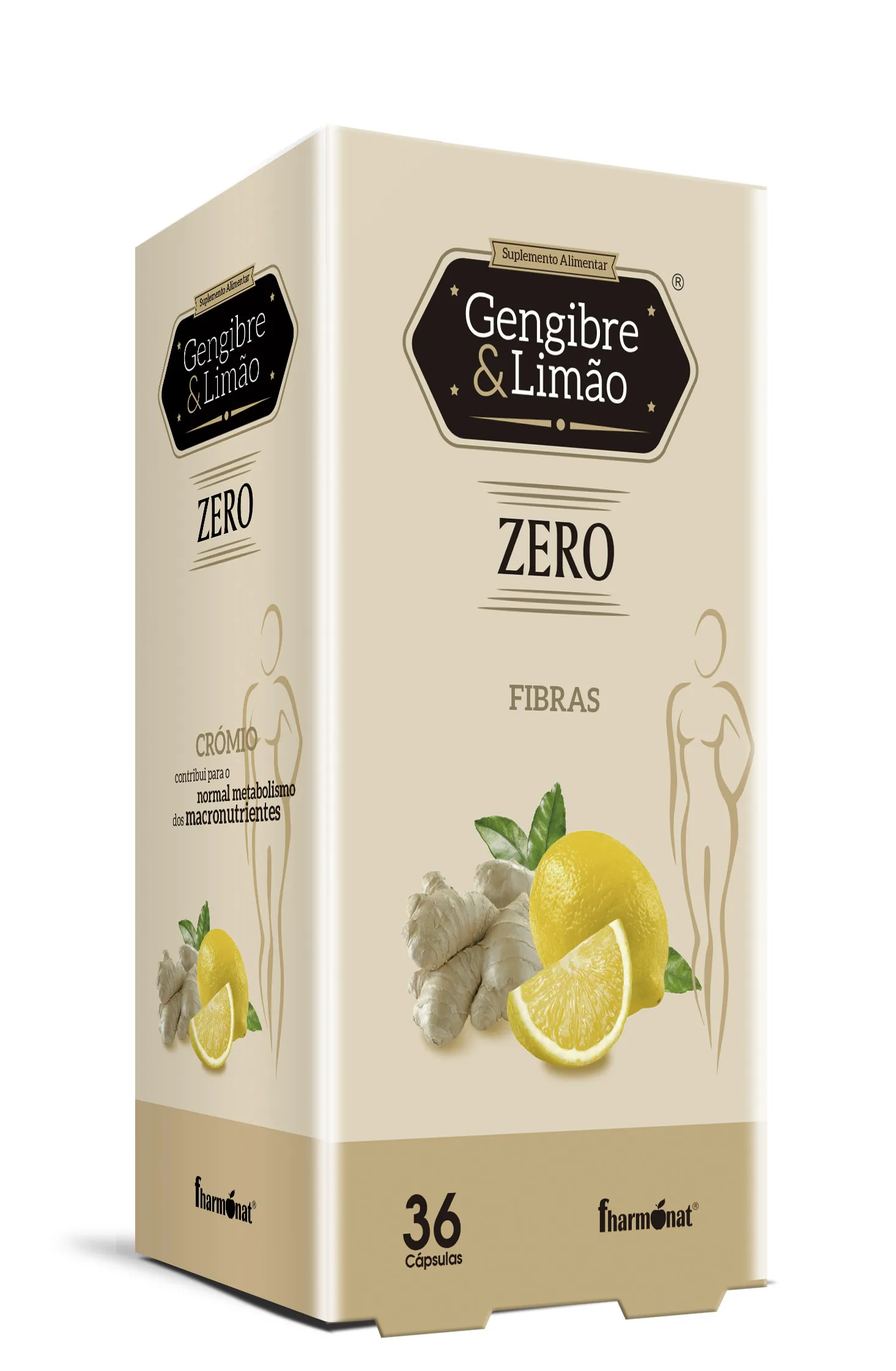 Gengibre e Limão Zero 36 Cápsulas