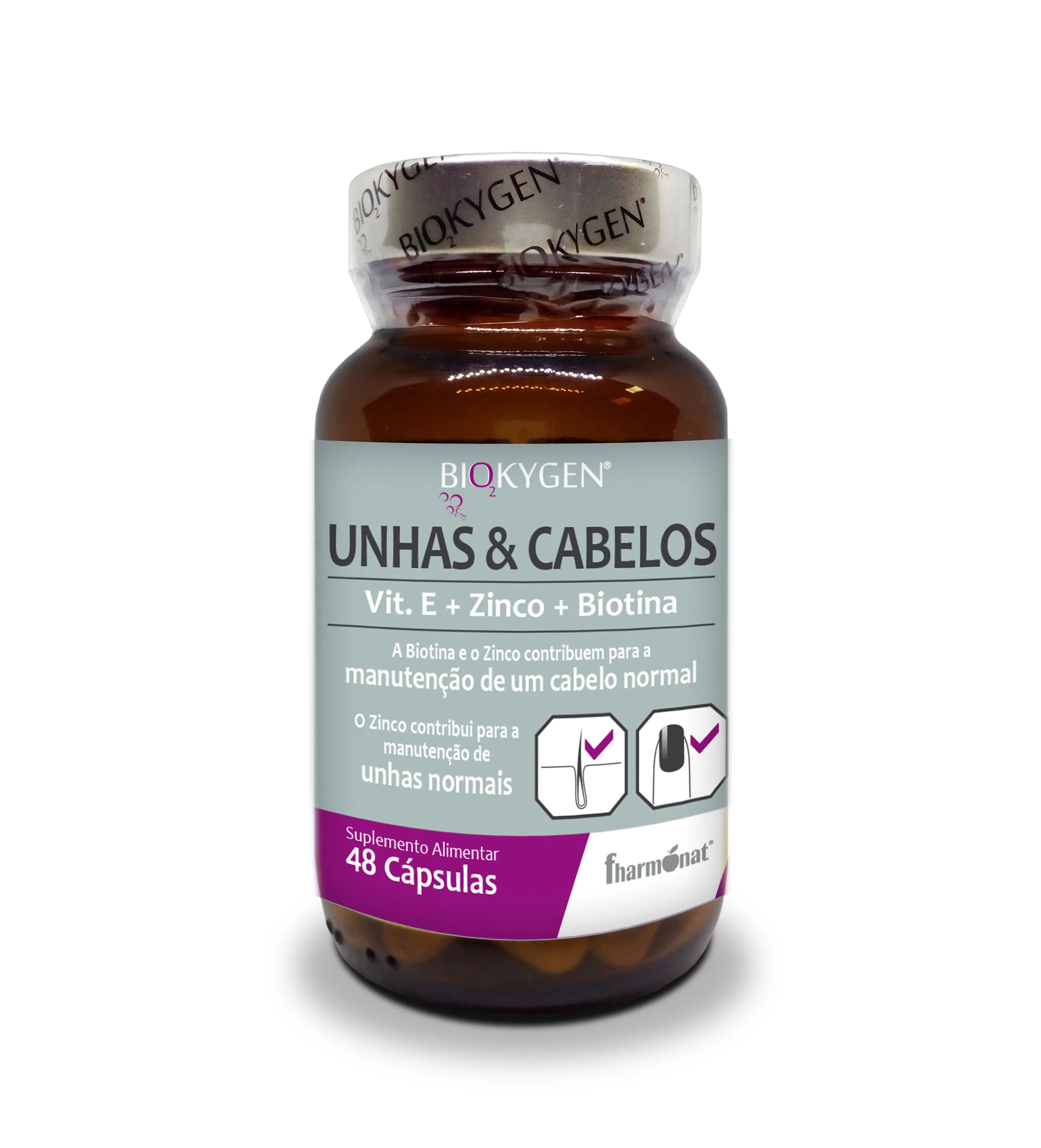 Biokygen Unhas & Cabelo 48 Cápsulas