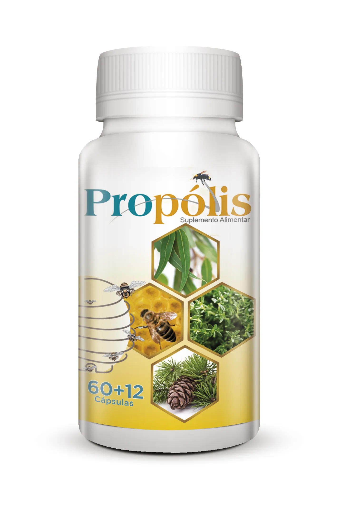 Própolis 72 Cápsulas (60+12)