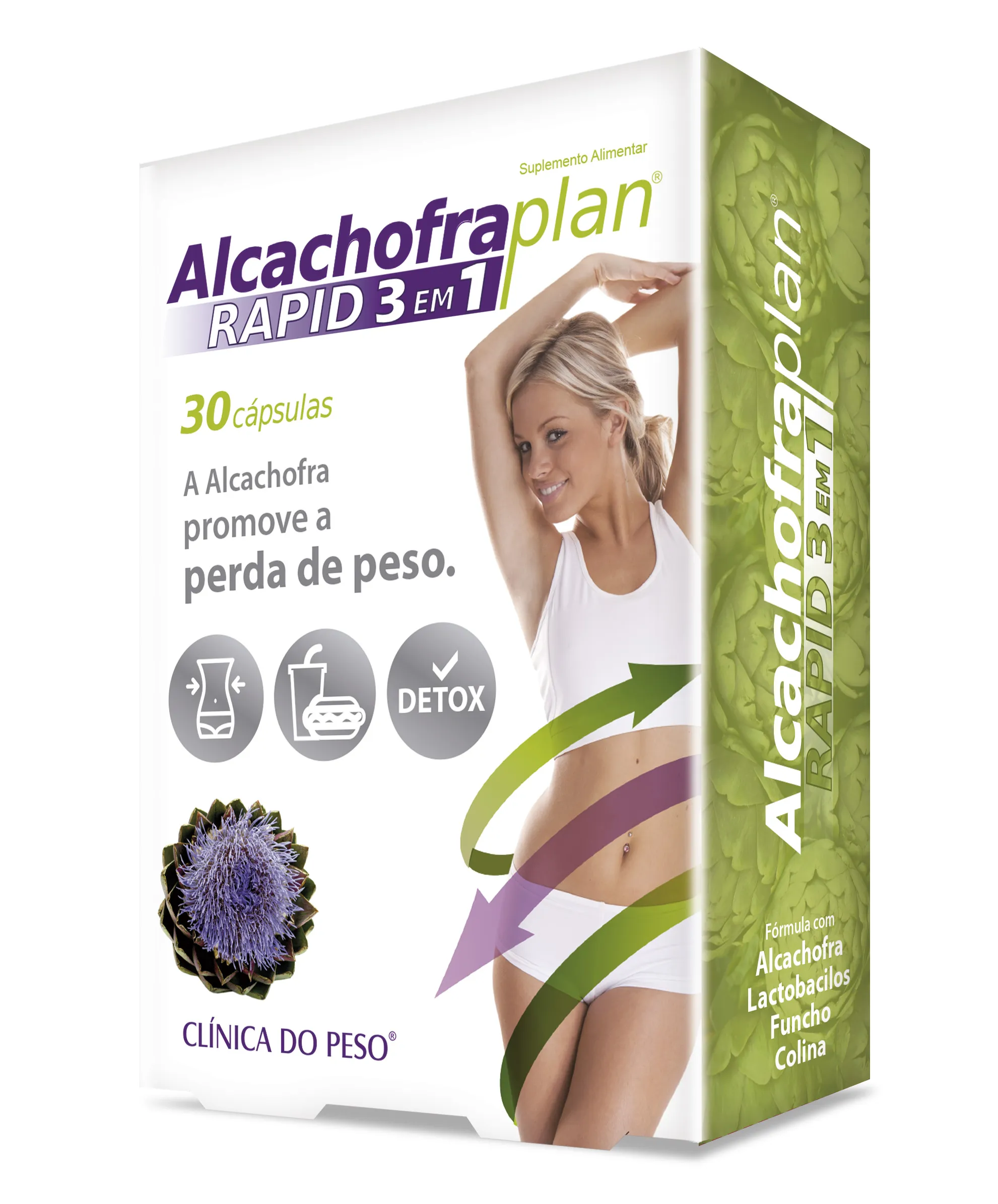 Alcachofra Plan Rapid 3 em 1 30 Cápsulas