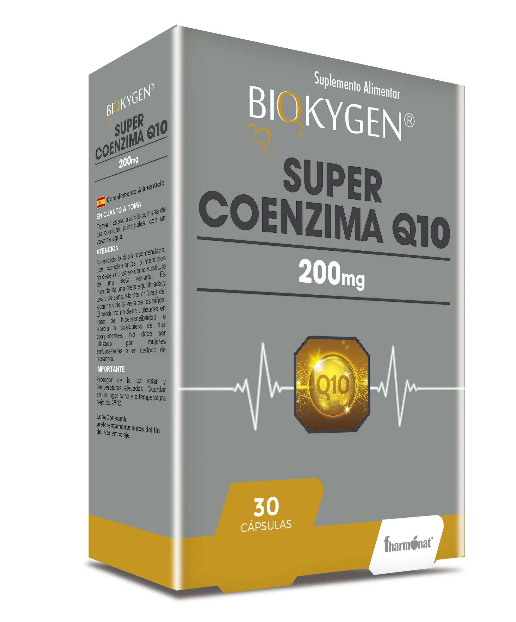 Biokygen Super Coenzima Q10 200mg 30 Cápsulas