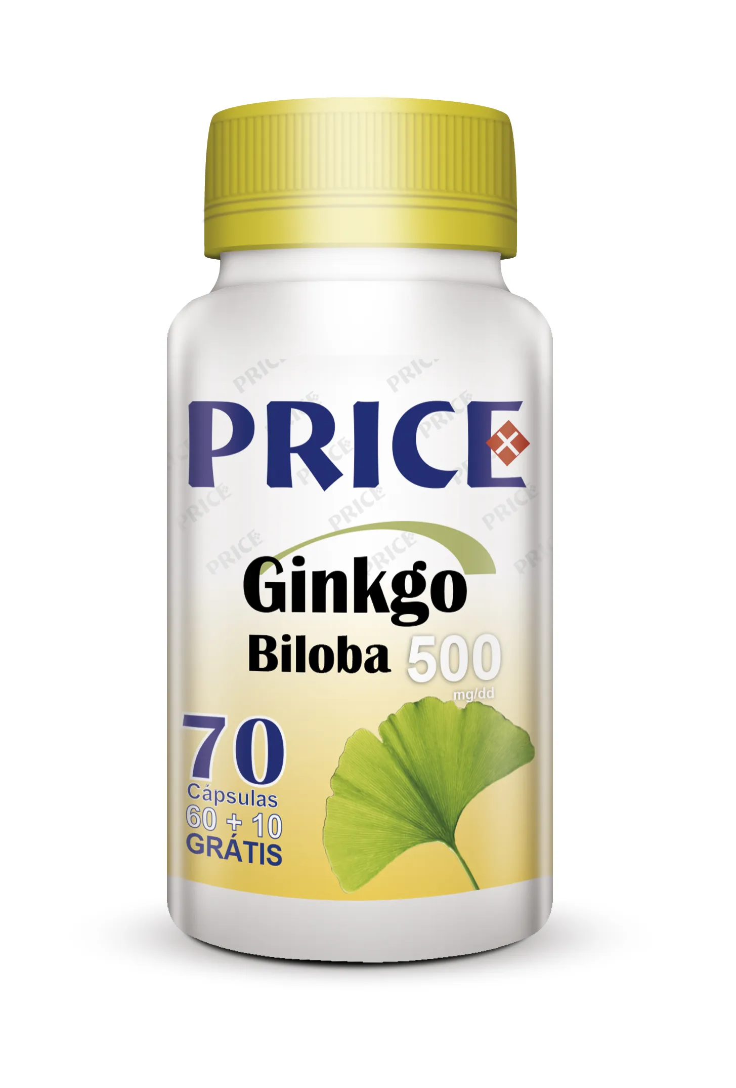 Ginkgo Biloba 500mg 60+10 Cápsulas