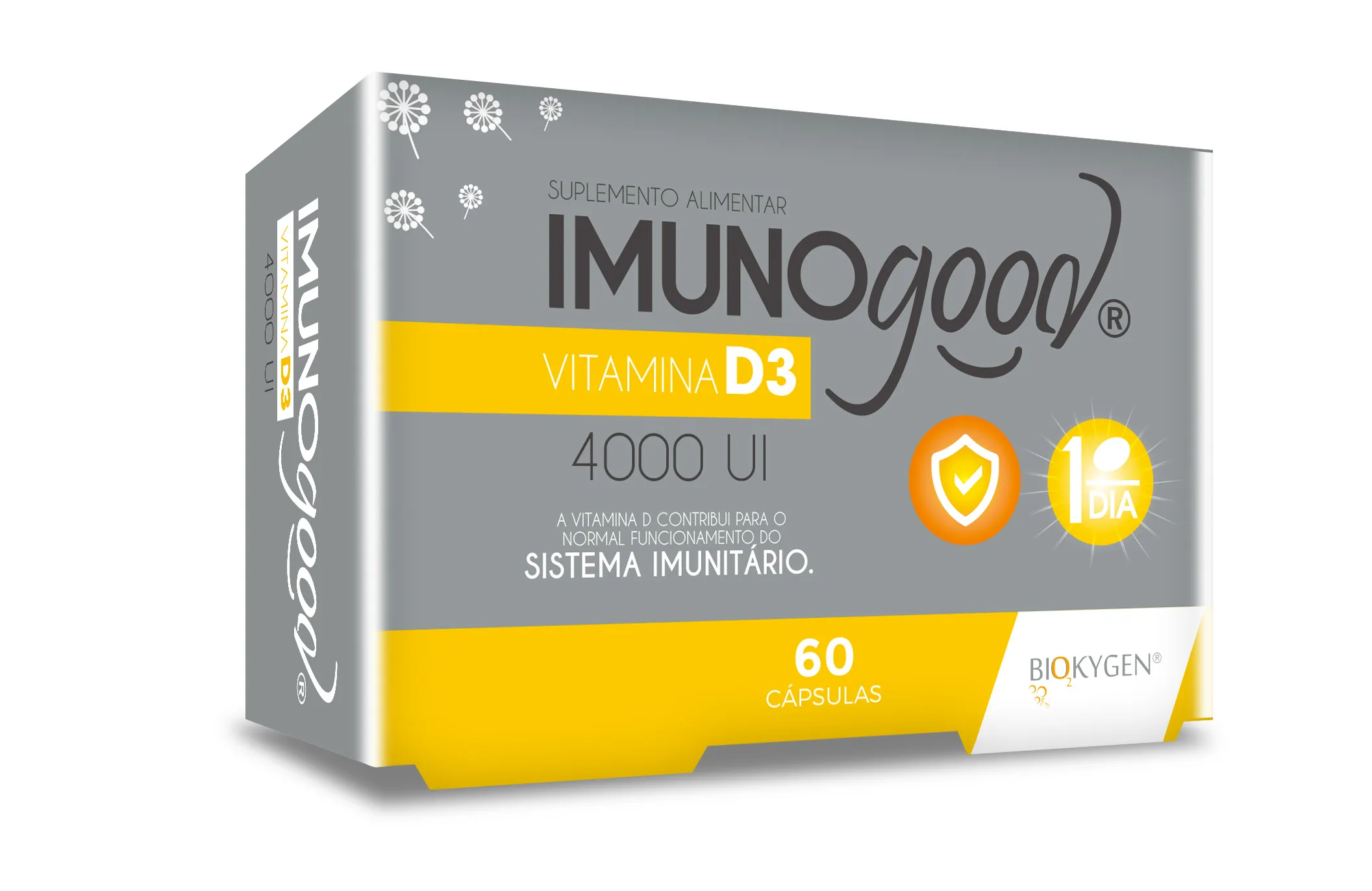 Biokygen Imunogood Vitamina D3 4000UI 60 Cápsulas