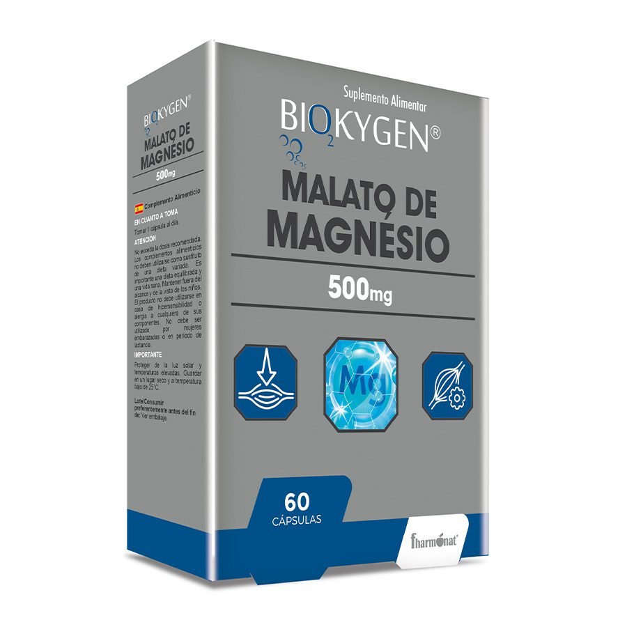 Byokygen Malato De Magnesio 60 Cápsulas
