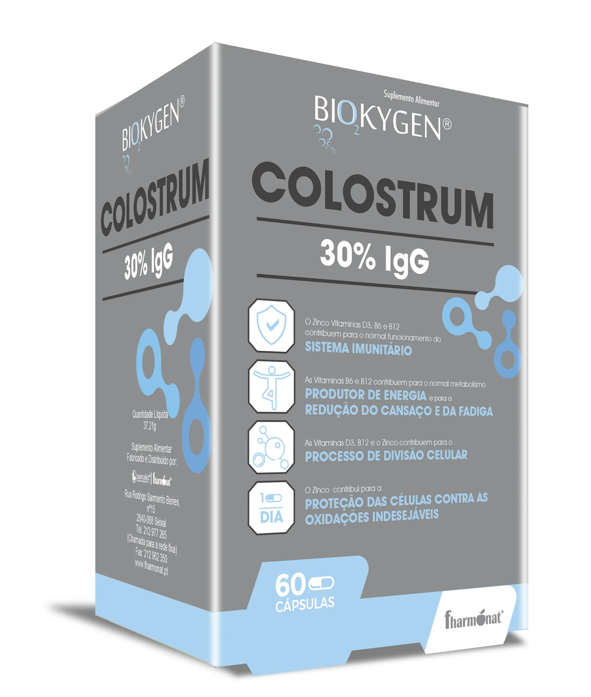 Biokygen Colostrum 60 Cápsulas