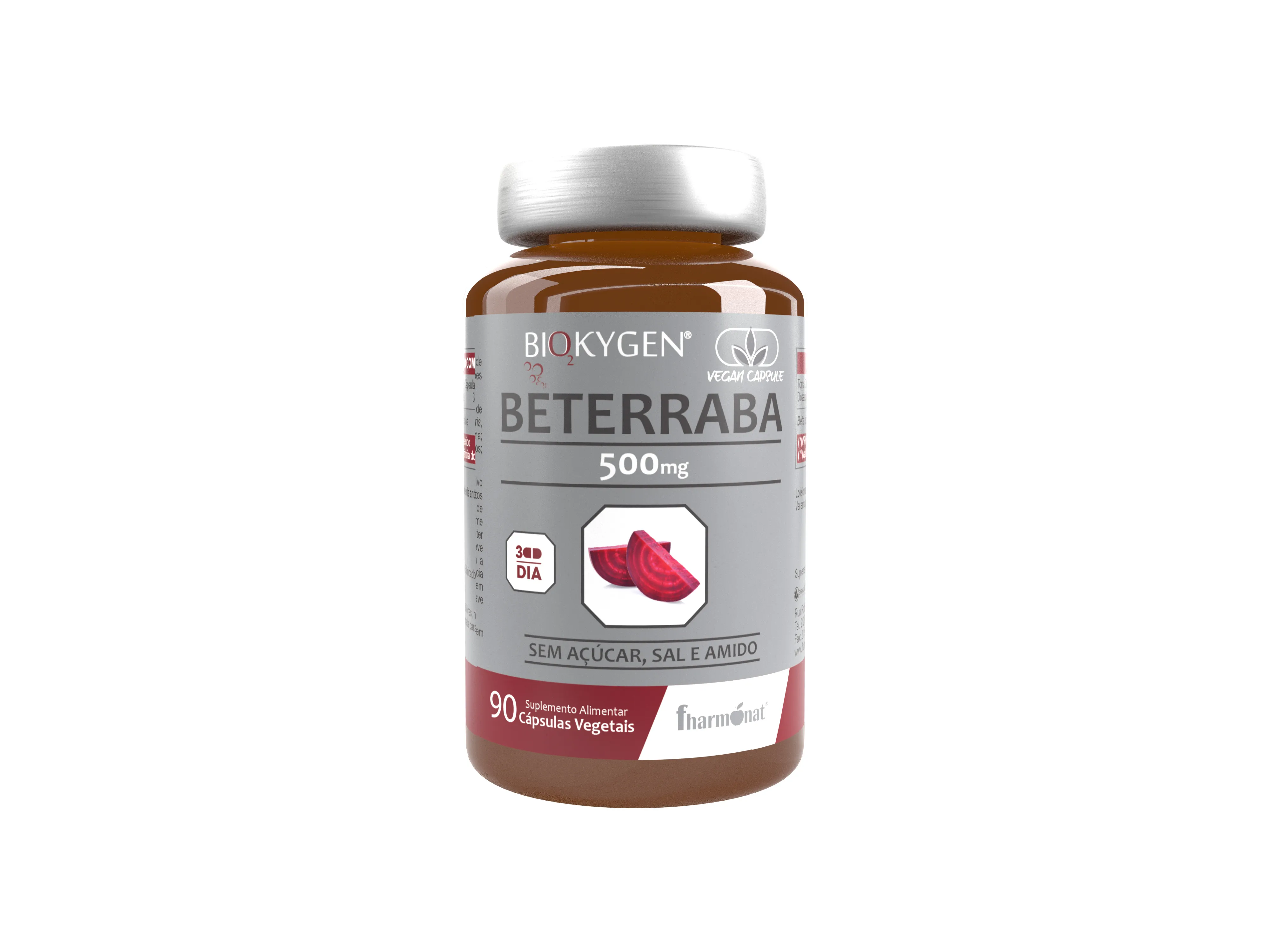 Biokygen Beterraba 500mg 90 Cápsulas