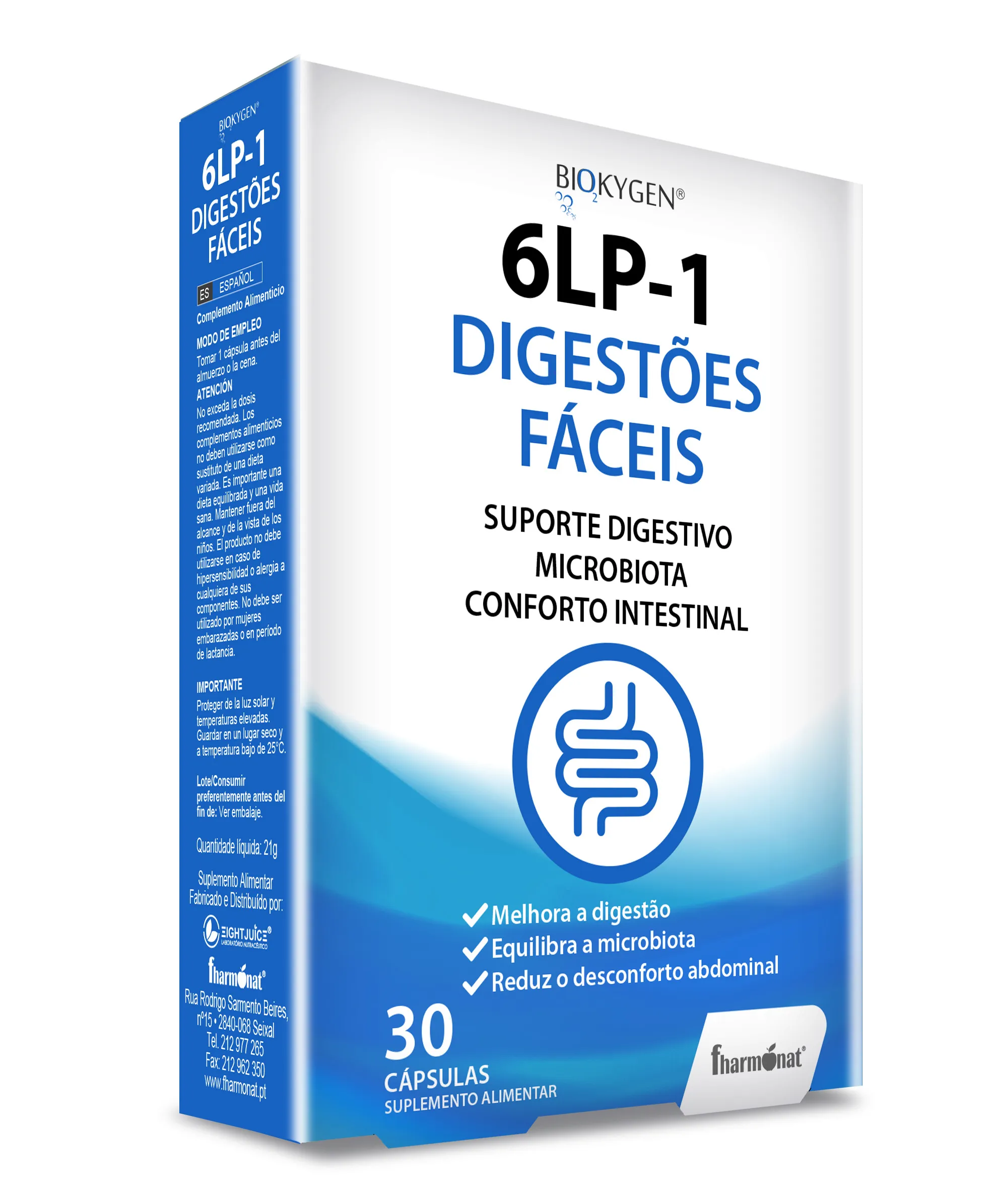 Biokygen 6LP-1 Digestões Fáceis 30 Cápsulas