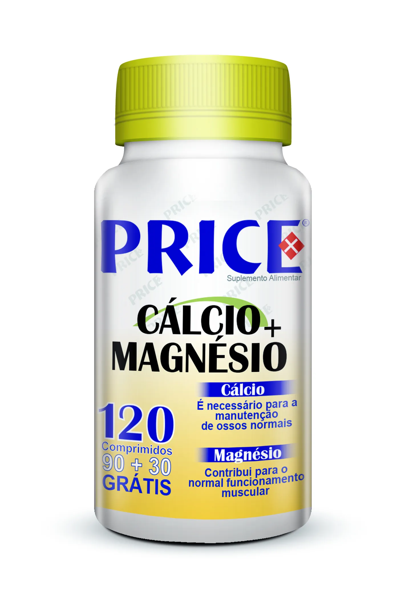Cálcio + Magnésio + Cardo Mariano 60 Comprimidos