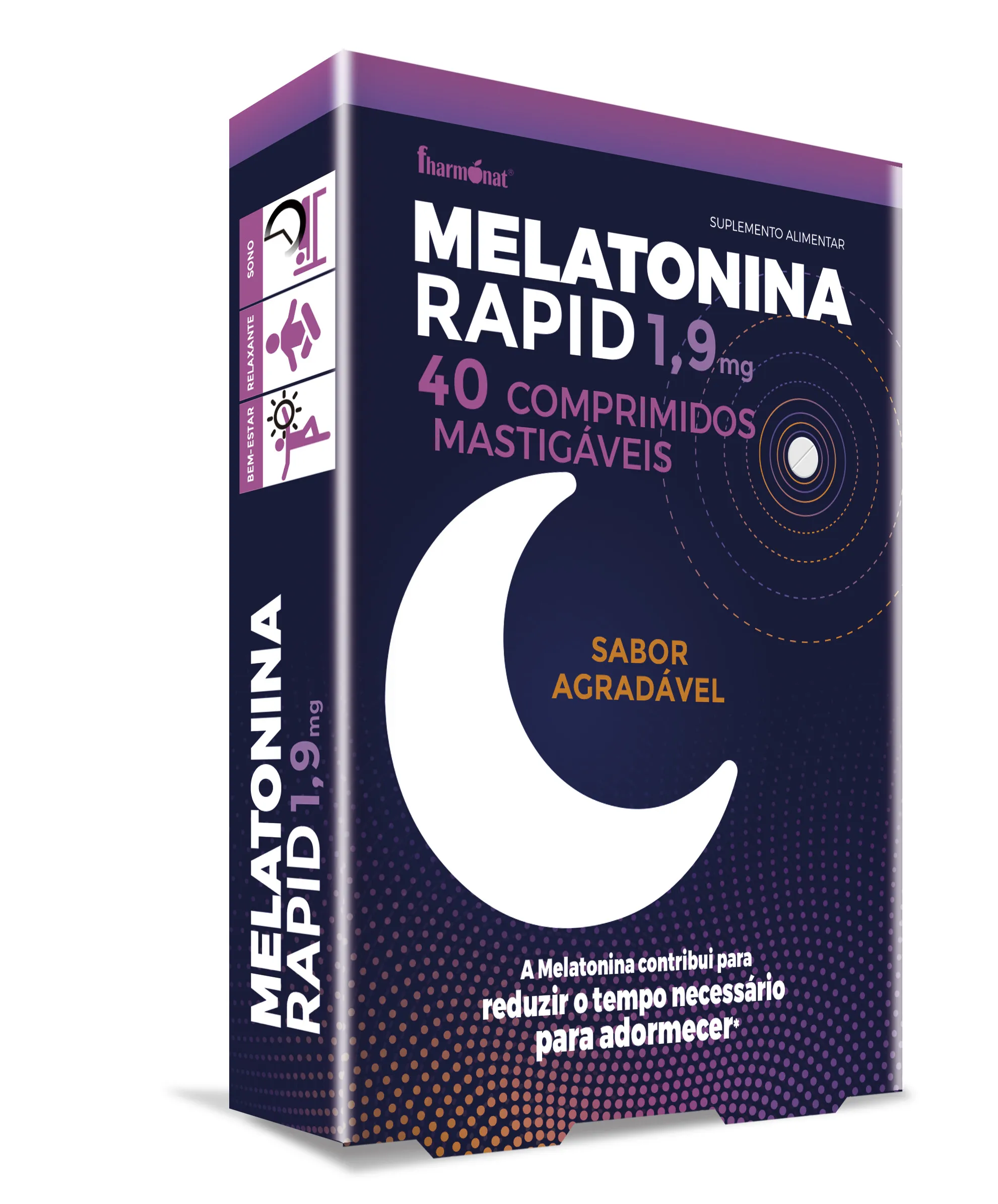 Melatonina Rapid 1.9mg 40 Comprimidos