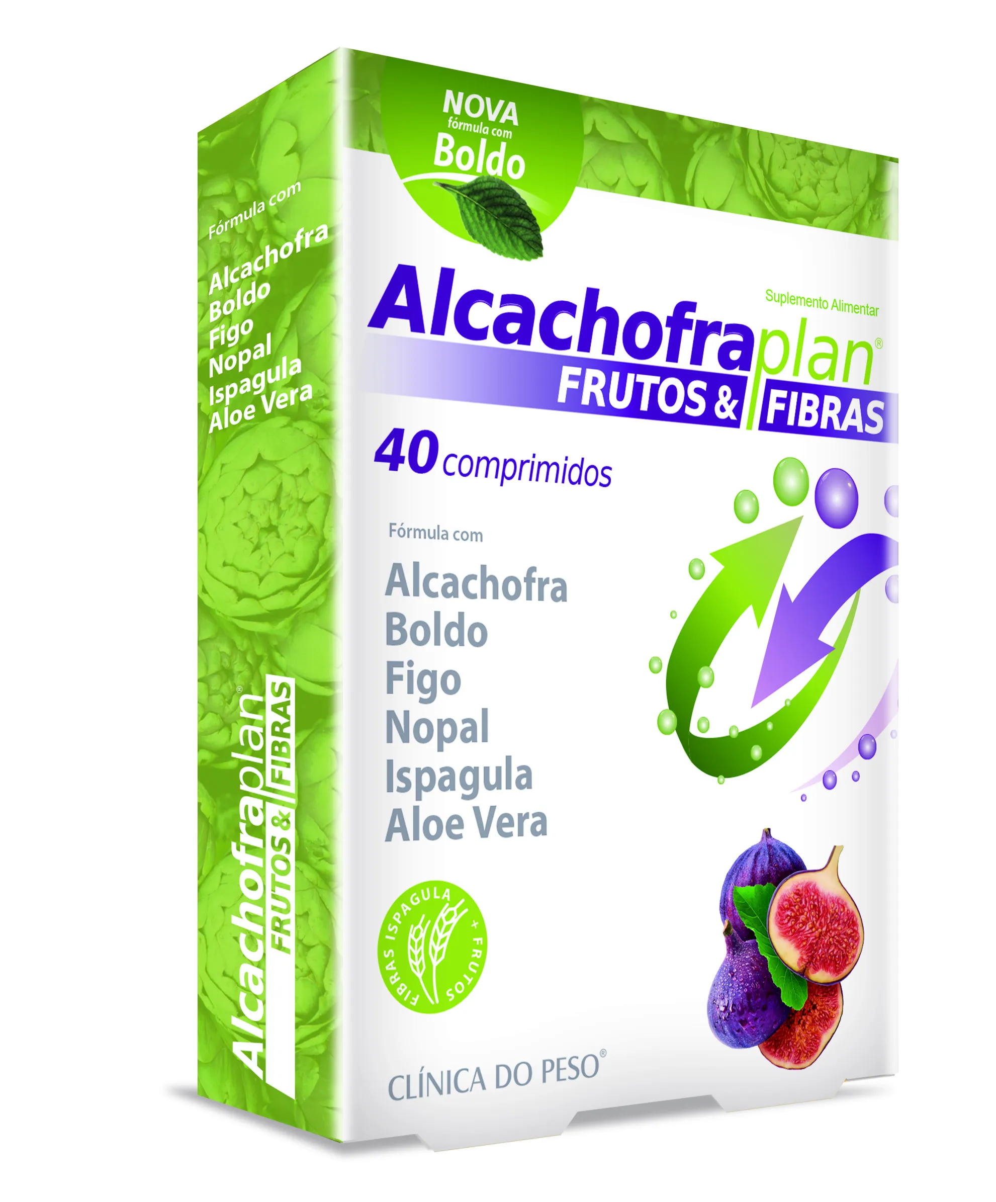 Alcachofra Plan Frutos + Fibras 40 Comprimidos