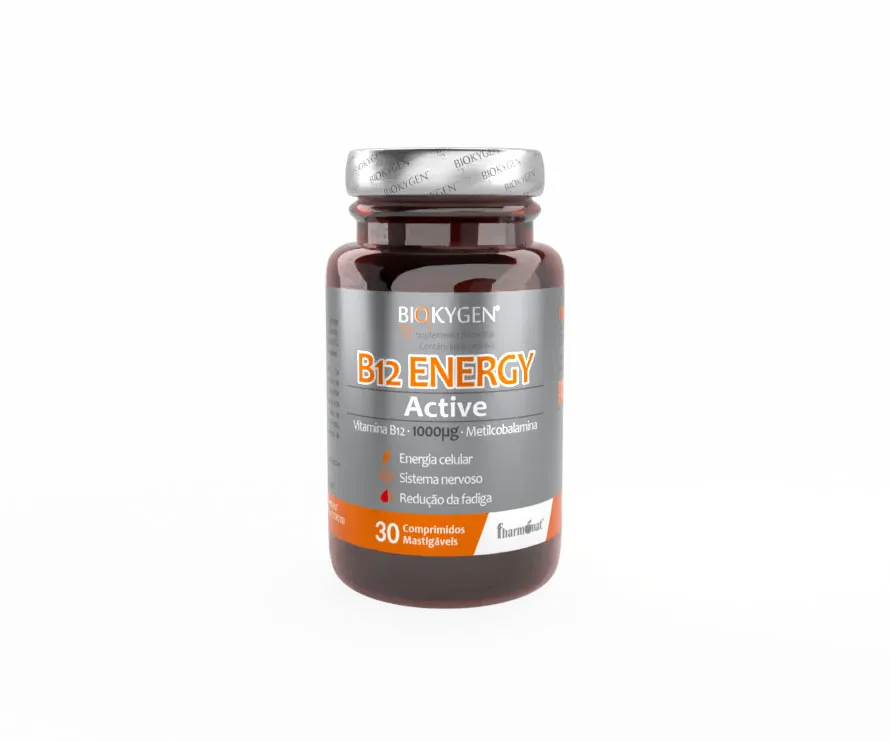 Biokygen B12 Energy Active 30 Comprimidos Mastigáveis