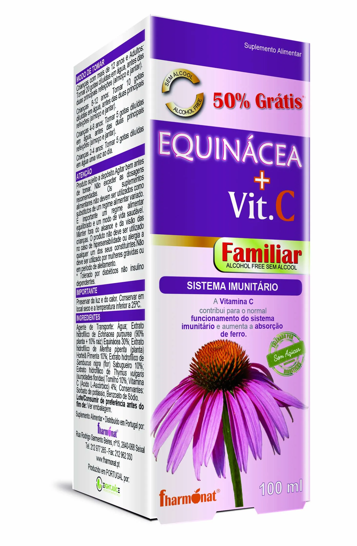 Equinácea + Vitamina C Gotas 100ml
