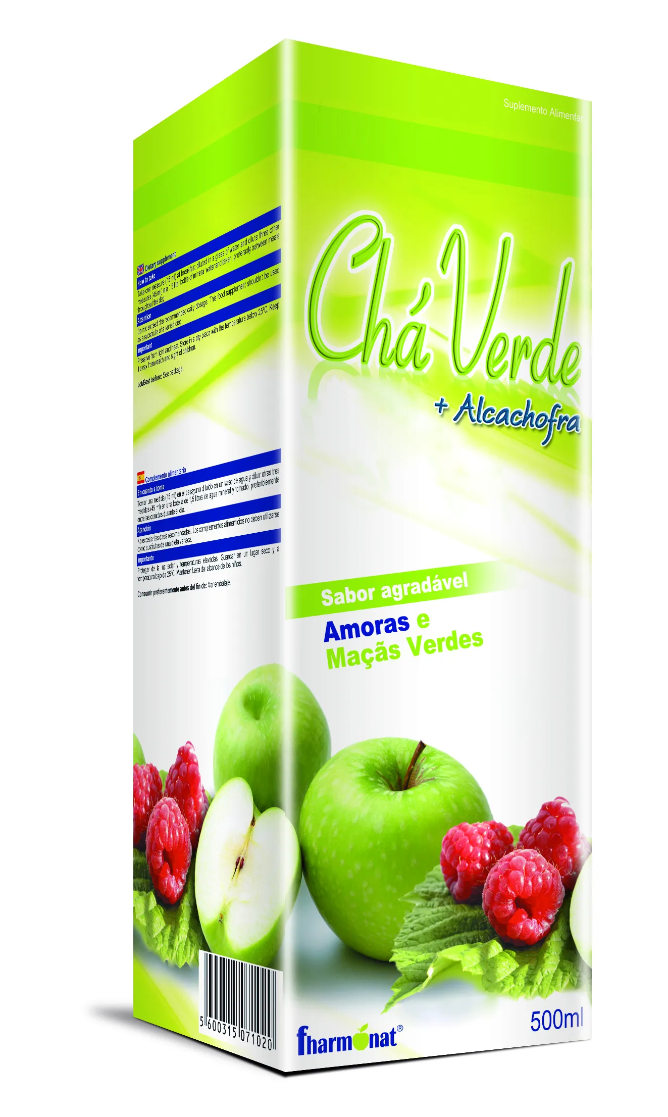 Chá Verde + Alcachofra 500ml