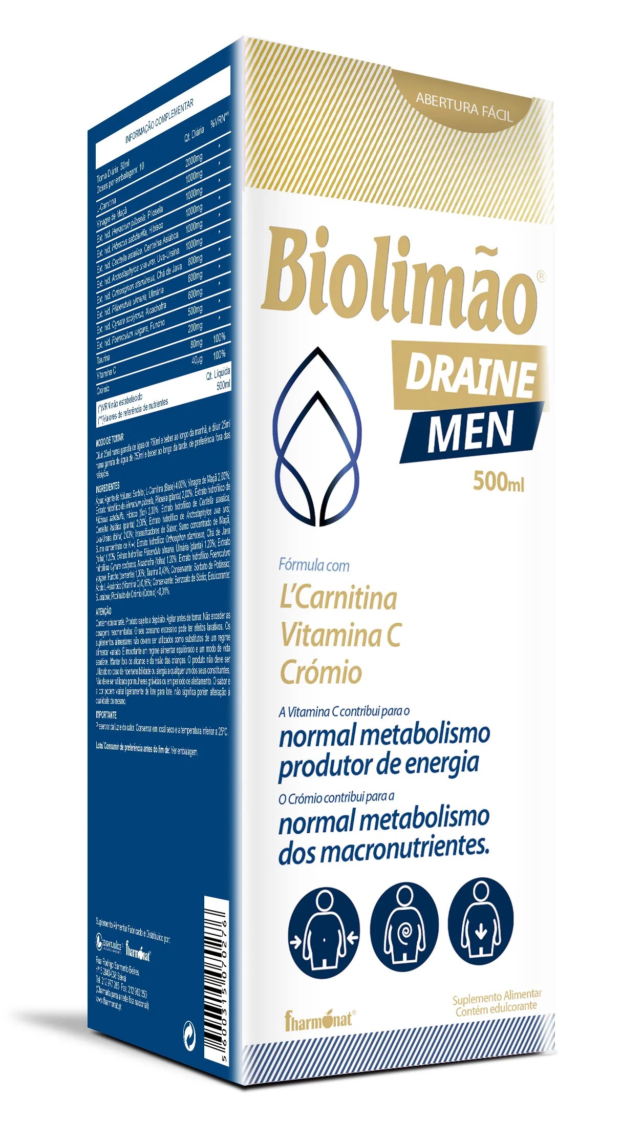 Biolimão Draine Men 500ml