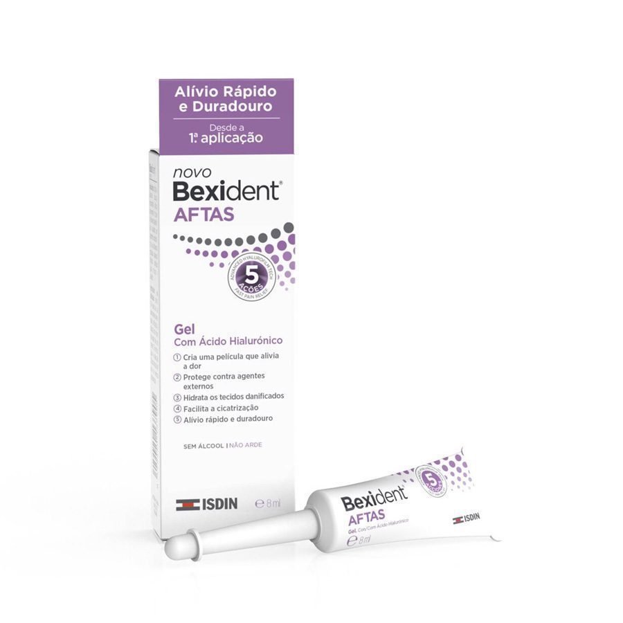 Bexident Aftas Gel com Ácido Hialurónico 8ml