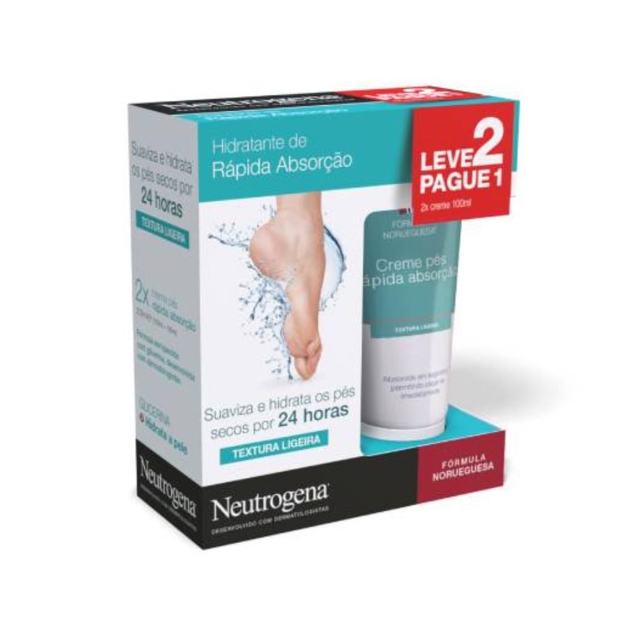 Neutrogena Pés Promo Duo Creme Absorção Rápida 2x1