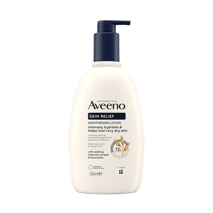 Aveeno Skin Relief Loção Corpo Hidratante Pele Muito Seca 500ml