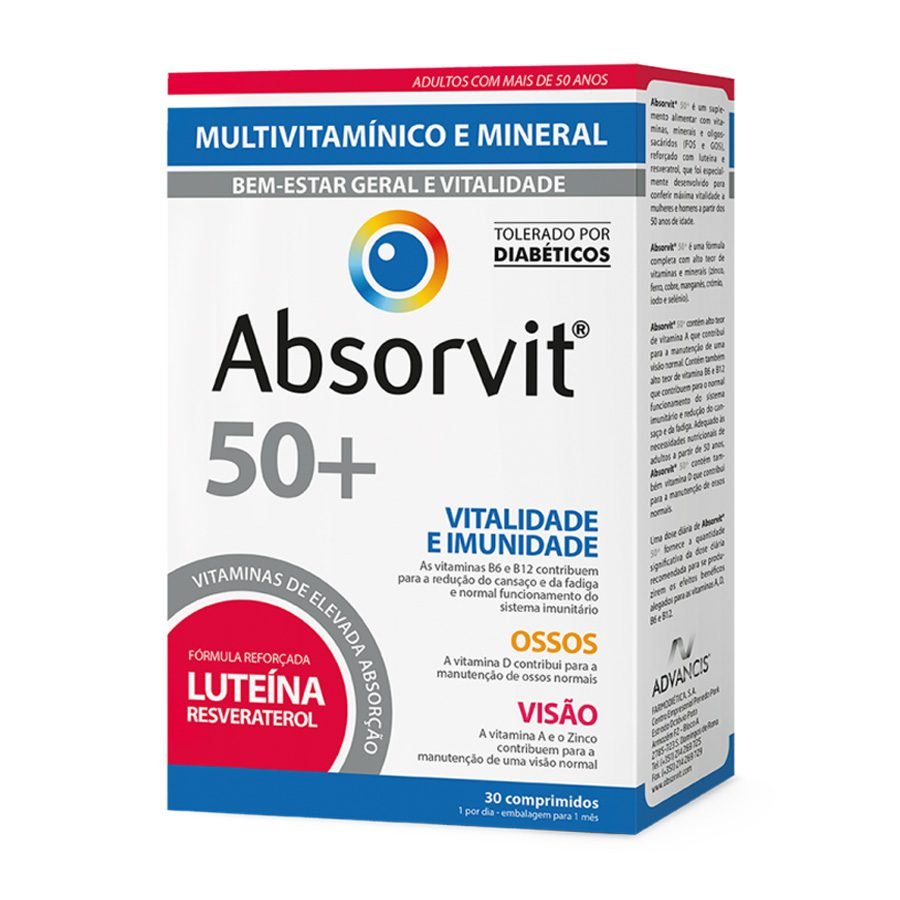 Absorvit Mulher 50+ Comprimidos 30