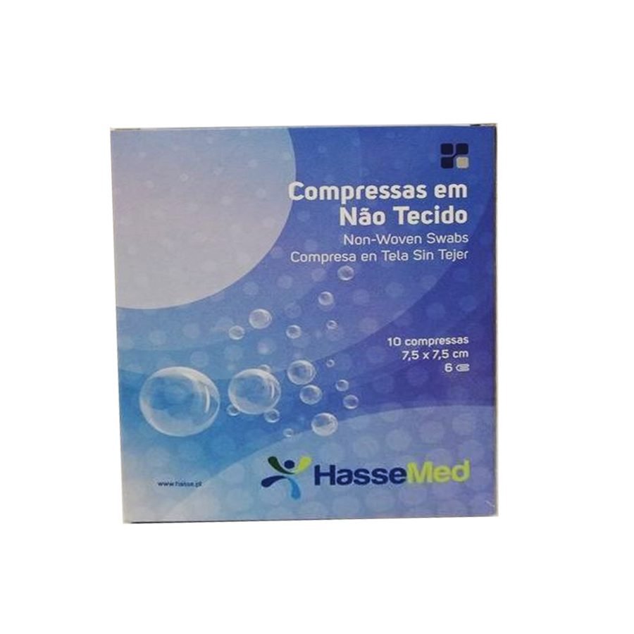 Hassemed Compressa Tecido Não Tecido Estéril 7.5cm
