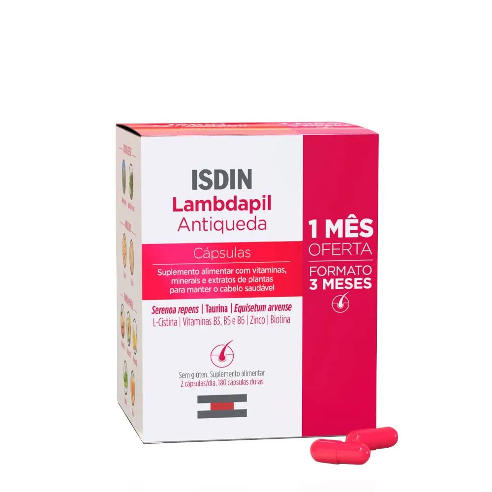 Lambdapil Antiqueda Promo 3 Meses 120 + 60 Cápsulas