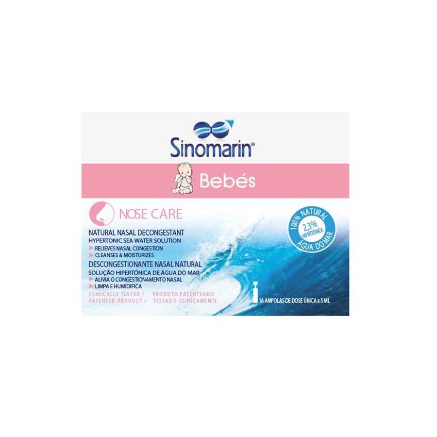 Sinomarin Bebés Solução Hipertónica Monodoses 18X5ml