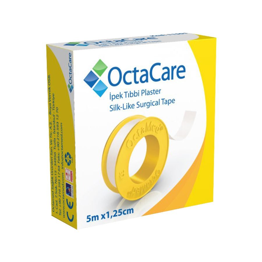 Octacare Adesivo Seda 5m x 1.25cm