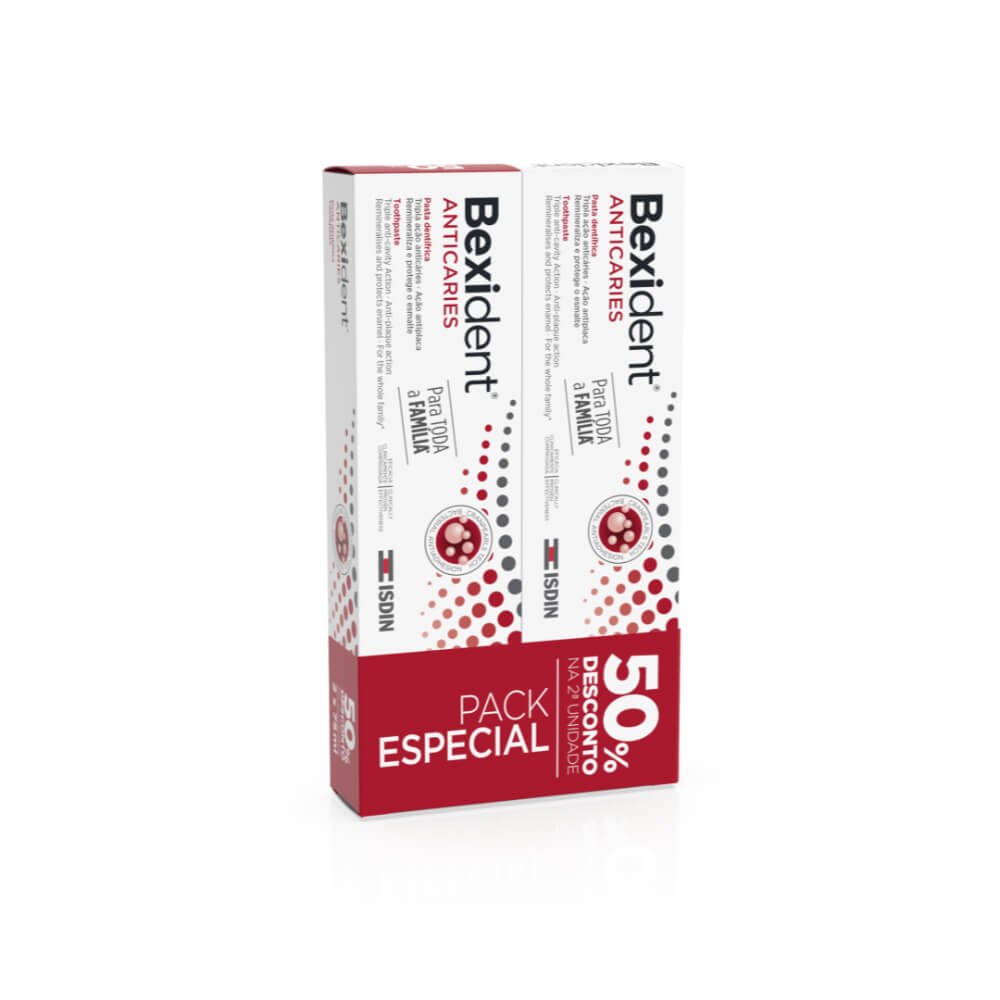 Bexident Anti-Cáries Promo Duo Pasta de Dentes 2x75ml