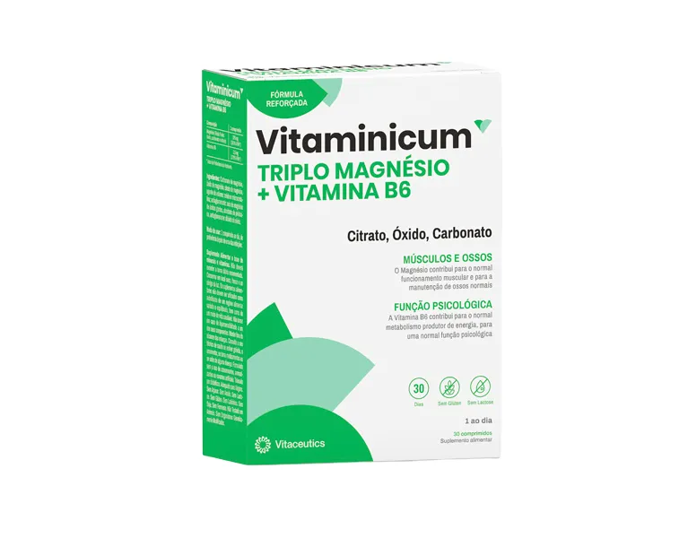 VITAMINICUM TRIPLO MAGNÉSIO + VITAMINA B6 COMP 30