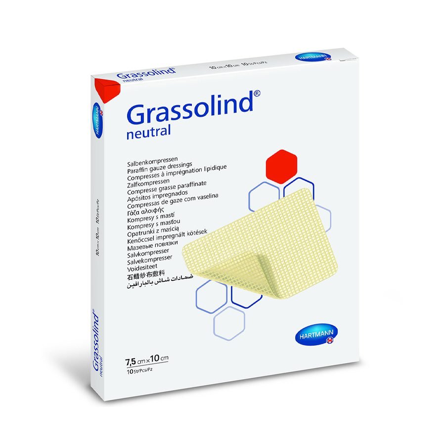 Grassolind Compressa Pomada Neutra 7.5Cmx10Cm 10