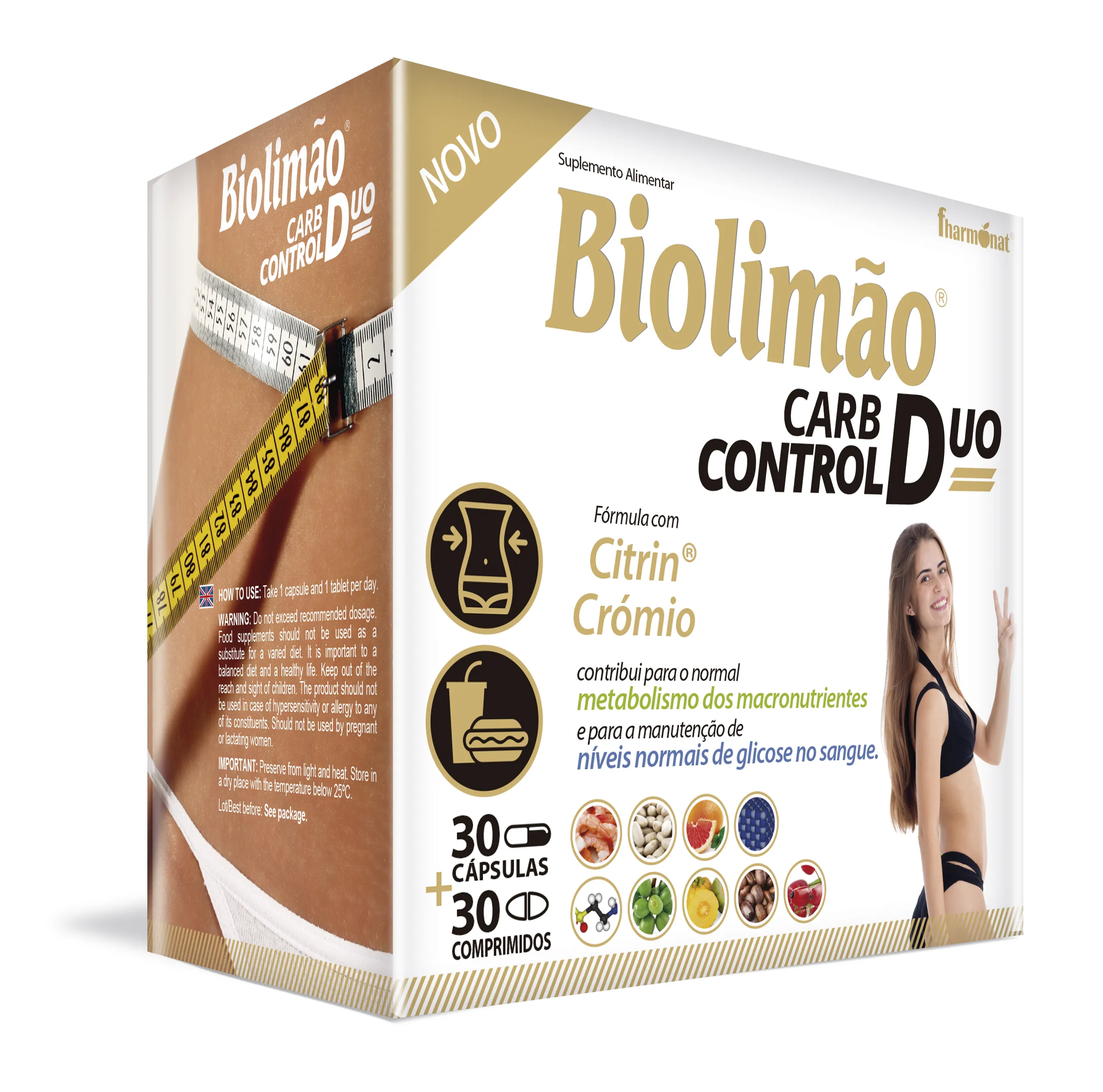 Biolimão Carb Control Duo 30 Cápsulas + 30 Comprimidos