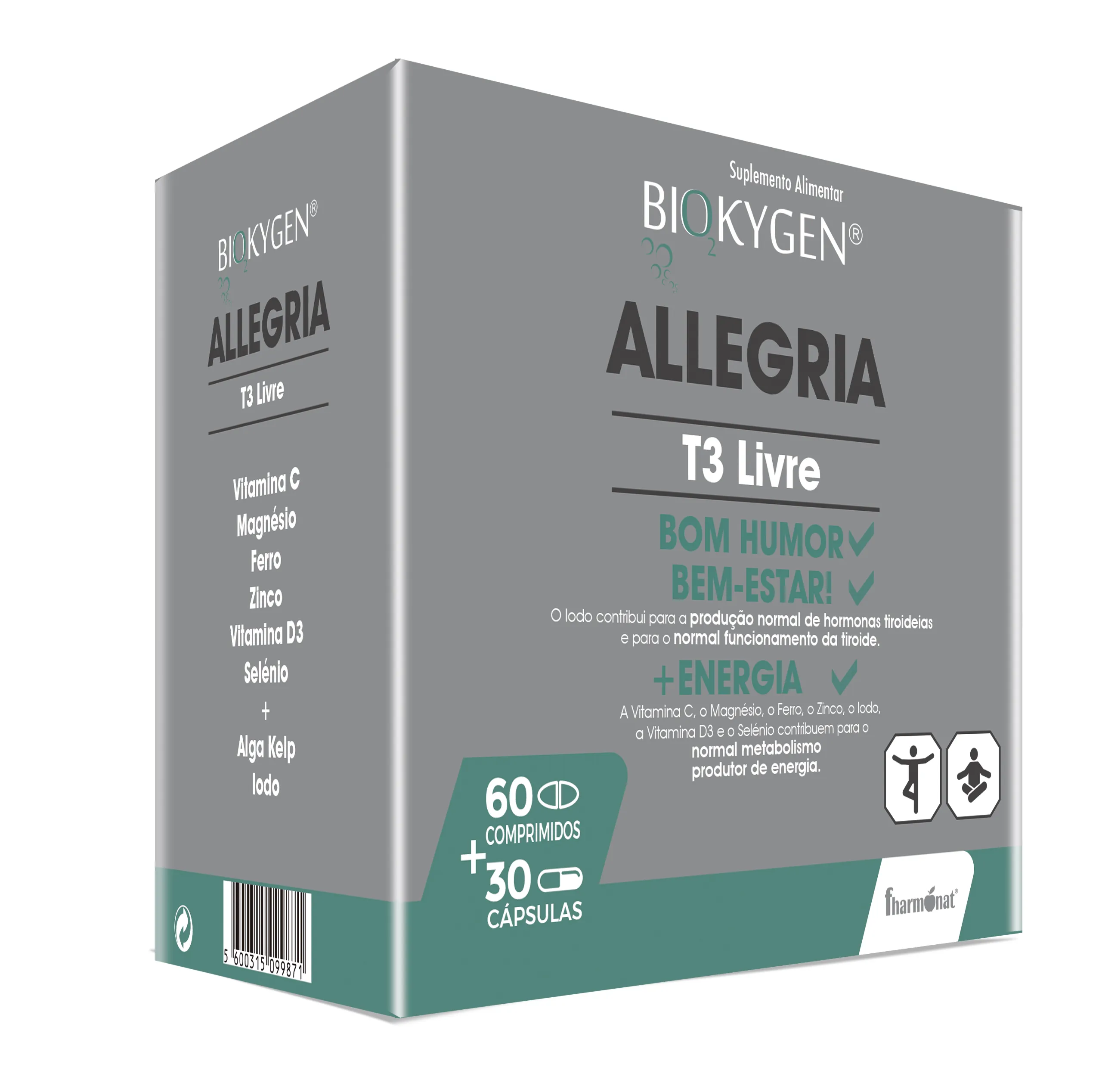 Allegria T3 Livre 60 Comprimidos + 30 Cápsulas