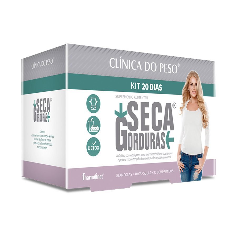 Clinica Do Peso Kit 20 Dias 20 Ampolas+40 Cápsulas+20 Comprimidos