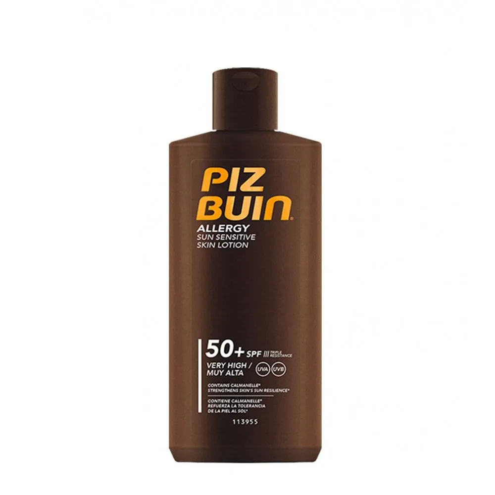 Piz Buin Allergy Loção Pele Sensível ao Sol SPF50+ 200ml