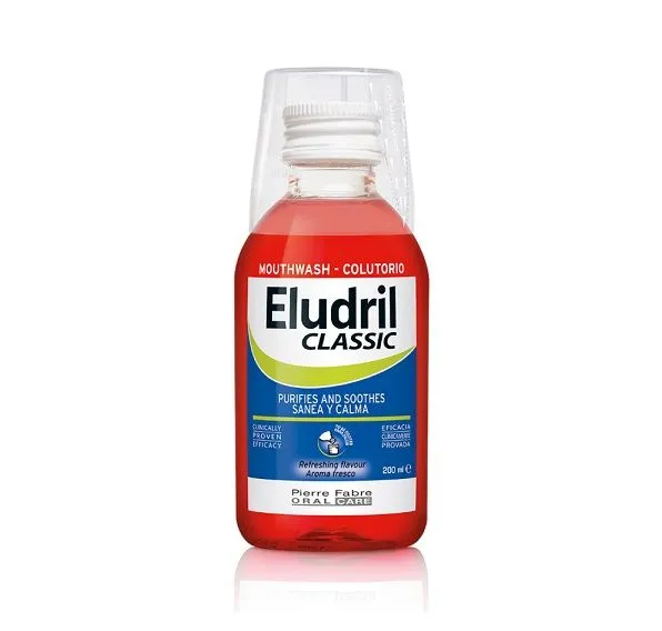Eludril Classic Colutório com Copo Doseador 200ml