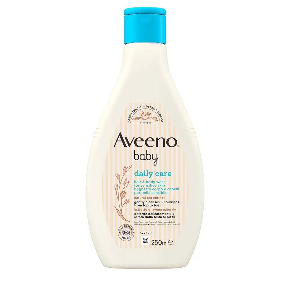 Aveeno Baby Daily Care Gel de Banho Corpo e Cabelo 250ml
