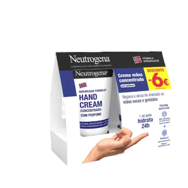 Neutrogena Fórmula Norueguesa Duo Creme Mãos Concentrado com Perfume 2x50ml