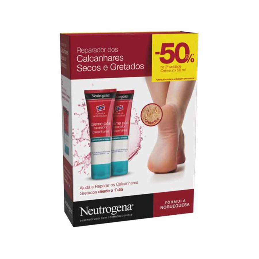 Neutrogena Pés Promo Duo Creme Reparador Calcanhares