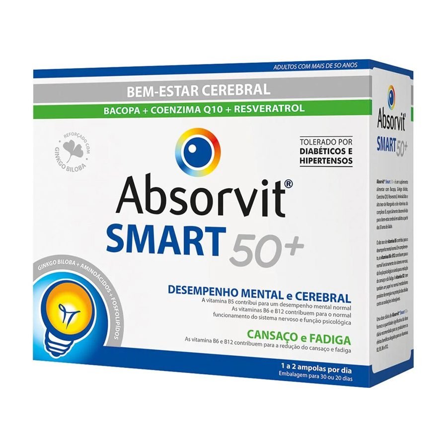 Absorvit Smart 50+ Ampolas Beb 30X10ml