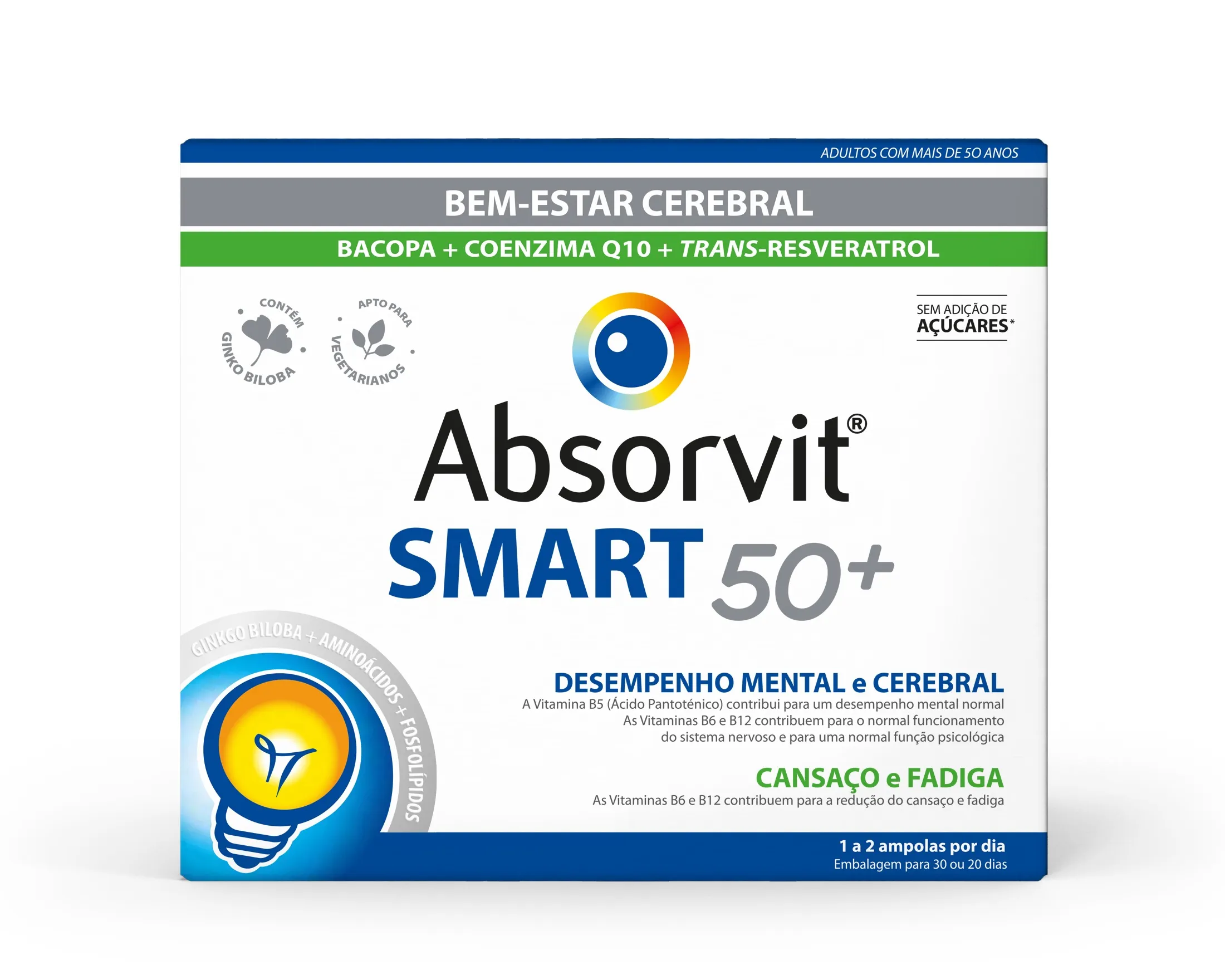 Absorvit Smart 50+ Ampolas 30x10ml