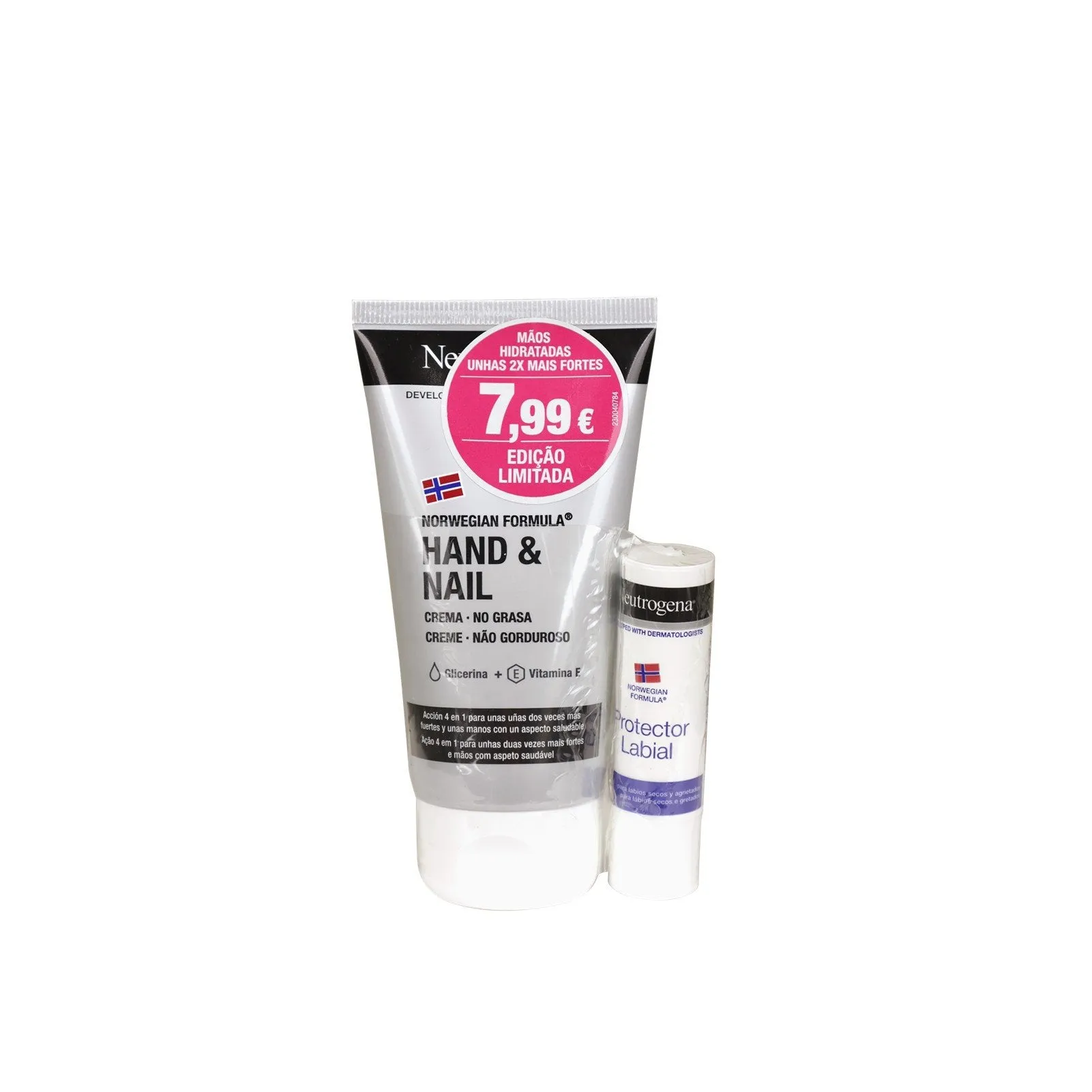 Neutrogena Creme Mãos e Unhas + Stick Labial