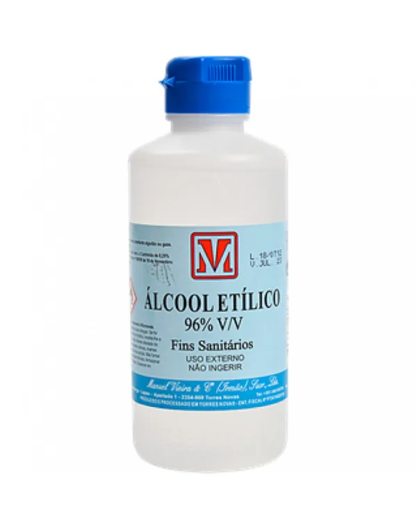 Álcool Sanitário Manuel Vieira 96º 250ml